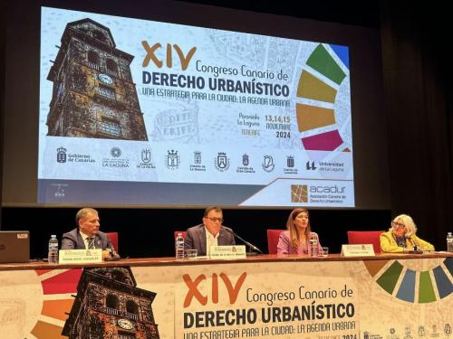 Más de 350 expertos y profesionales participan en el XIV Congreso Canario de Derecho Urbanístico